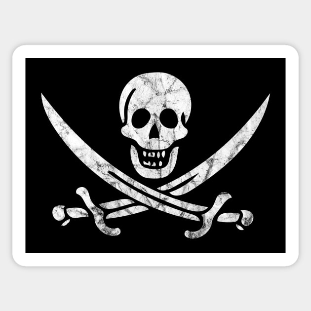 Fly the Jolly Roger (light) Sticker by Doc Multiverse Designs